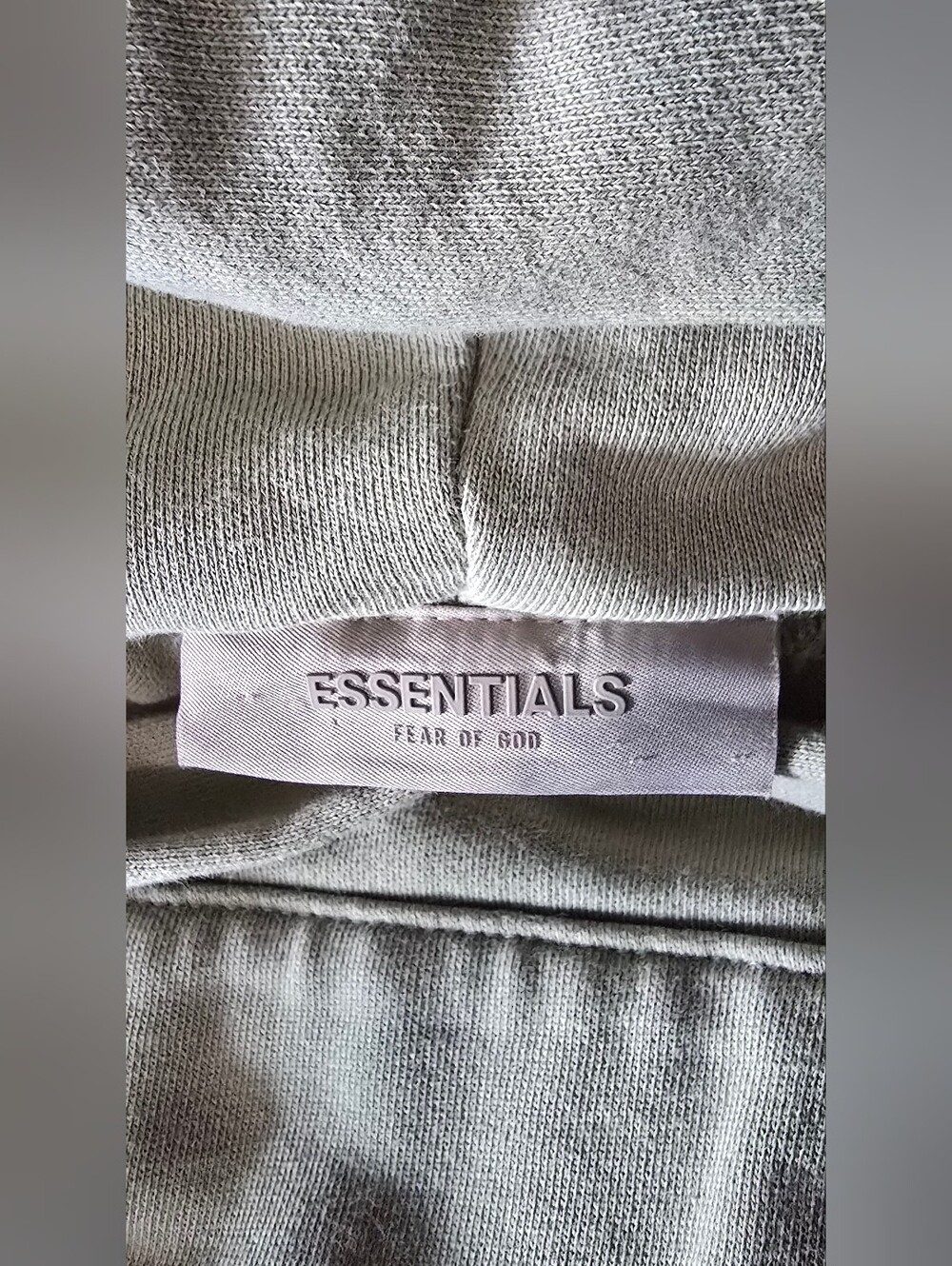 Essentials Sage Green Three-Quarter Sleeve '1977' Hoodie - Picture 9 of 11